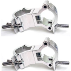 2x Global Truss Jr Swivel Clamp (165lb Max) [pair]