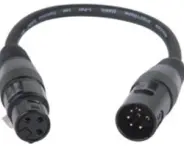 American DJ AC5PM3PFM | 5-Pin Male to 3-Pin Female DMX Turnaround Cable