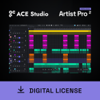 ACE Studio Artist Pro 2.0 Lifetime | AI Vocal and Instrument Studio | 15 Voice Slots and 660 Monthly Kit Minutes