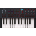 Akai MPK Mini 4 (Black) | 25-Key MIDI Controller – RGB Pads, USB-C, MIDI Out