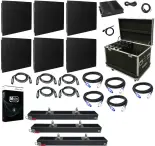 American DJ AV6X Video Wall 3x2 Complete Package