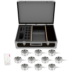 Ape Labs Coin 2.5 TourPack | 10x USB-C 15W RGBaW Lights, Remote, Flight Case