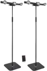 Ape Labs CoinBar Kit Set of 2 | 6-Fixture Wireless Lighting Package with Dual Stands, Remote & Power Accessories