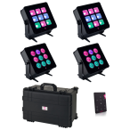 Ape Labs Marvel Pix Spot/Wash TourBox | IP65, 162W RGBLwWcW Battery Pixel Wash w/ 2x 15° and 2x 150° Optics & CRMX