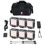 Ape Labs Vega RoadPack (6pc) | 6 Multipixel LED Floodlights | RoadBag, Super PSU & ApeRemote