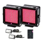 Ape Labs Vega Set of 2 | Battery-Powered Multipixel LED Floodlights | Includes ApeRemote & Power Supplies