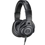 Audio-Technica ATH-M40x | Flat-Tuned Studio Monitor Headphones with Swiveling Earcups & Detachable Cables