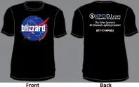 Blizzard Lighting / KPODJ Black T-Shirt