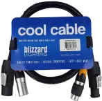 Blizzard Lighting DMX5PCT-6 | IP65 5-Pin DMX + PowerCON TRUE1 Combo Cable