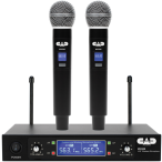 CAD WX200 | Fixed Frequency Dual Handheld Wireless Microphone System (UHF)