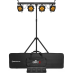 Chauvet DJ 4Bar Quad ILS | RGBA LED Wash System with Footswitch | ILS & D-Fi USB Compatible