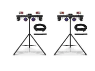 Chauvet DJ Gig Bar Move Package 2 | 2 GigBar Move  + 2 25ft DMX Cable