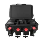 Chauvet Freedom H1 IP ILS X4 | 4-Pack Wireless RGBAW+UV Wash Lights | Battery-Powered IP54 Accent Lighting