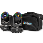 Color Key Halo Spot 100 2-Pack with RGB Halo + Carry Bag