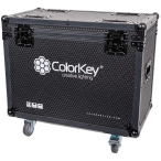 ColorKey Flight Case for Creator Nova Prime | Holds 2 Fixtures + Accessories | Heavy-Duty Rolling Case