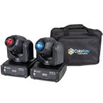 ColorKey Mobile Spot 50 | 2-Pack Wireless Moving Heads | Battery-Powered with Carrying Bag