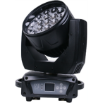 Crisp Huewave Moving Head 1915Z | 19x15W RGBW LEDs with Zoom | 3-Ring Control & Macro Effects