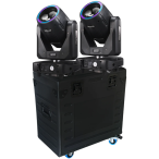 Crisp Jubaris 300B x2 with Case | 250W 2° Beam - 103,000 Lux | 2-Fixture Package with Road Case