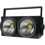 Crisp SOLSTICE DUO 616C | 200W Dual White LED Blinder with RGB Halo Rings & Strobe Effects