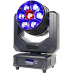 Crisp Stella Wash 740F | 7x40W RGBW Moving Head | 3.5°–45° Zoom & Pixel Mapping