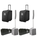 Electro-Voice Evolve 50W Package (2x Speaker Systems w/ Rolling Bags)