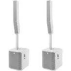 Electro-Voice EVOLVE 90 White (Pair) | White Dual 2 000 W Column PA – 134 dB SPL, Bluetooth & QuickSmart Control
