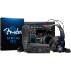 Fender Quantum Creator Bundle | Interface Mic Headphones Kit | Portable 2x2 Recording System