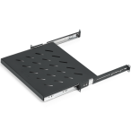 Gator GRW-SHELF1SLD | 1U Sliding Rack Shelf | 13.8in Vented Steel Design
