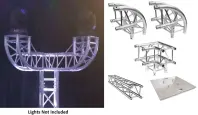 Global Truss Double Curve Totem (7.4ft)