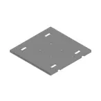 Global Truss DT-GPBASE36-BLK | 36in Black Aluminum Base Plate for F34, DT34P, DT36, DT44 & More