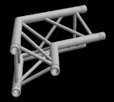 Global Truss TR-4089-I (2 Way 120 Degree Corner)