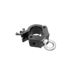 Global Truss X-PRO EYE CLAMP/M12 BLK | Heavy-Duty Black Clamp with M12 Eye Nut for 48–51mm Tubing