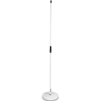 Gravity Stands GMS23W | 39-63 Inch Height Range | Round Base Microphone Stand White
