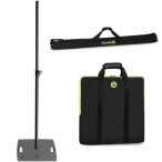 Gravity Stands LS431B Package | 7.9ft Lighting Stand with Heavy Steel Base | 2 Padded Carry Bags