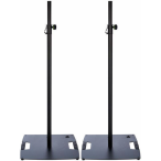 Gravity Stands LS431BT Pair | (2) Square Base Speaker/Lighting Stands, 7.9ft Height with Touring Base Plates