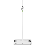 Gravity Stands LS431W | 7.9ft White Lighting Stand - 44lb Capacity | Heavy Square Steel Base