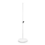 Gravity Stands GSSPWBSET1W | Speaker Stand w/ Base and Cast Iron Weight Plate, White