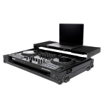Headliner HL10013 | Pitch Black Flight Case FOR DDJ-FLX10 W/ Laptop Platform & Wheels