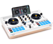 Hercules DJControl Mix Ultra | Wireless DJ Controller for iOS & Android | Built-In Battery & Bluetooth LE