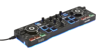 Hercules DJControl Starlight | 2-Deck USB Controller with RGB Pads | Serato DJ Lite Included