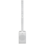 HK Audio POLAR 12 MK2 WHT | 2000W White Column PA System with 12" Sub & Bluetooth TWS