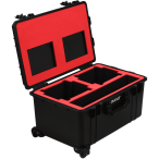 JMAZ Firestorm 2PK Rolling Case | Holds 2 Firestorm Fixtures | IP65 Hard Case with Wheels