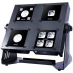 JMAZ MAD PAR 4SQUARE | Steel Frame for 4 MAD PAR Fixtures | 360° Adjustable Panel Wash Mount