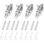 JMAZ Thunderz TZ1021 | Double Male Single Hinges for F34 Truss | 4-Piece Aluminum Pack