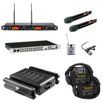 JTS Premium Wireless Mic & Pro Mixer Combo