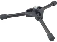 K&M 231/1 | Lightweight Table Mic Stand with Folding Legs | 3/8" Threaded Connector