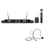 LD Systems U505 HBH 2 | Wireless Microphone System with Bodypack, Headset and Dynamic Handheld Microphone