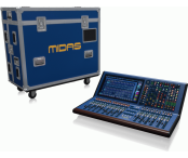 Midas MDS-HD96-24-CC-TP | Heritage-D Console with Touring Flight Case | AI Mixing & Graviton Mk2 Engine