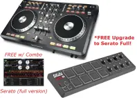 Numark MixTrack Pro and Akai LPD8