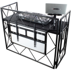 Odyssey ATRUSSDJBOOTH01 | Truss-Style DJ Booth | 55.5in Work Surface & TV Mount Compatible